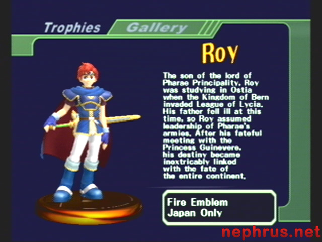 First Roy Trophy