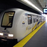 SkyTrain at Waterfront Station SkyTrain at Waterfront Station