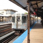 Brown Line leaving Armitage