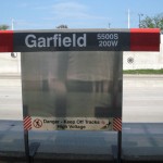 Garfield station sign