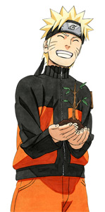Naruto with sapling