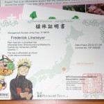 Naruto's Forest certificate