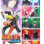 Naruto Shippuden postage stamps Naruto Shippuden postage stamps
