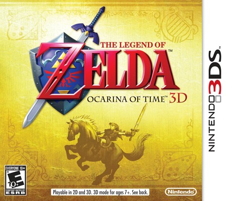 The Legend of Zelda: Ocarina of Time 3D Box Art