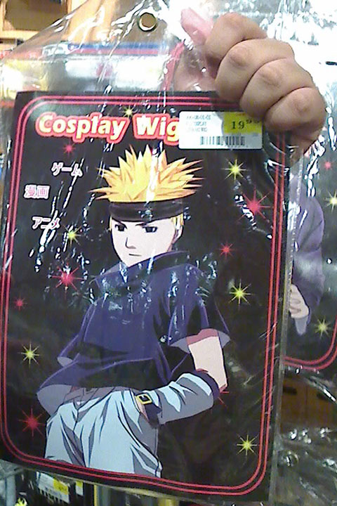 Naruto cosplay wig fail