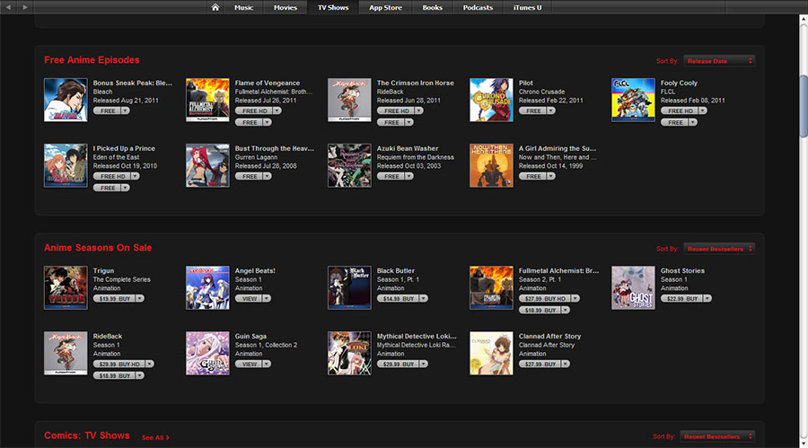 FanExpo Canada FUNimation Anime Sale