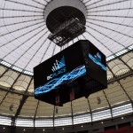 Scoreboard inside BC Place