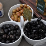 A variety of olives