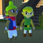 Tetra and Link on Windfall Island