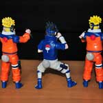 Naruto and Sasuke 3.5" figures