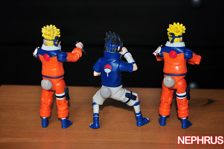 Naruto and Sasuke 3.5" figures