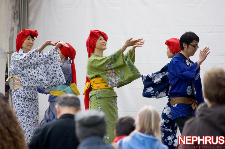 Dancers on stage