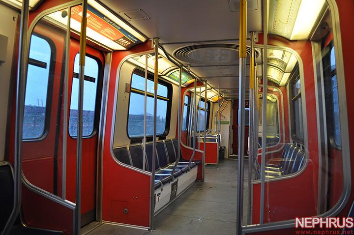 Mark I SkyTrain interior