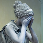 Don't blink! It's a Weeping Angel from Doctor Who. Don't blink! It's a Weeping Angel from Doctor Who.