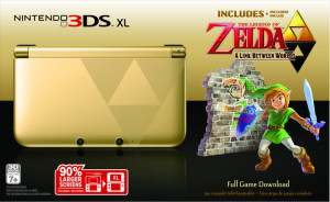 The Legend of Zelda: A Link Between Worlds Nintendo 3DS XL console The Legend of Zelda: A Link Between Worlds Nintendo 3DS XL console