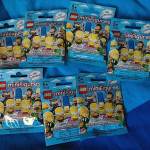 The Simpsons' Lego Minifigures packaging.