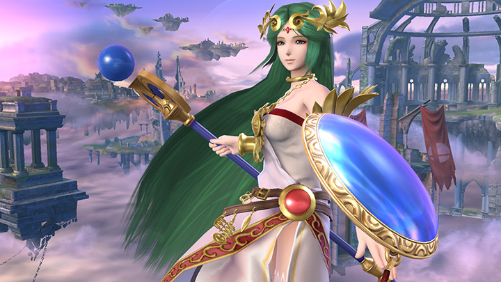 Palutena in Super Smash Bros. for Wii U.