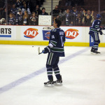 Alex Burrows during warm-up