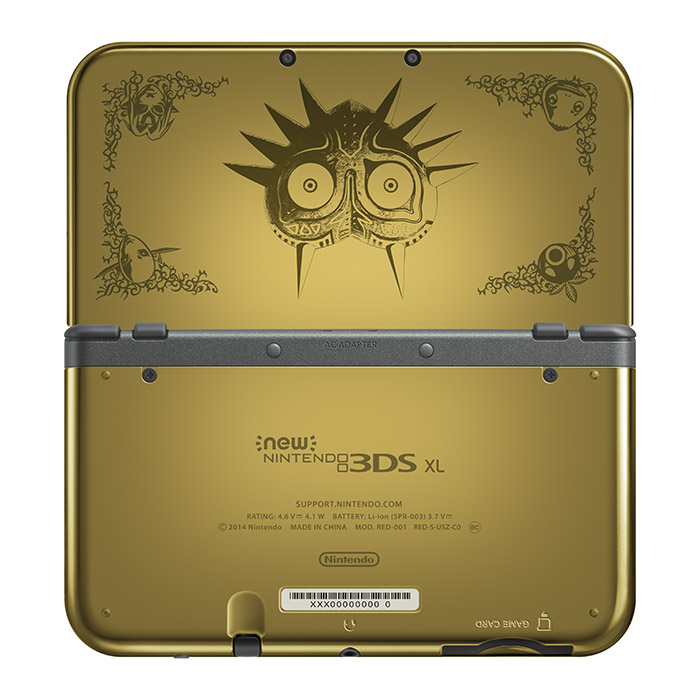 Majora's Mask New Nintendo 3DS XL console open