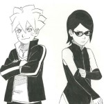 Boruto Uzumaki and Sarada Uchiha