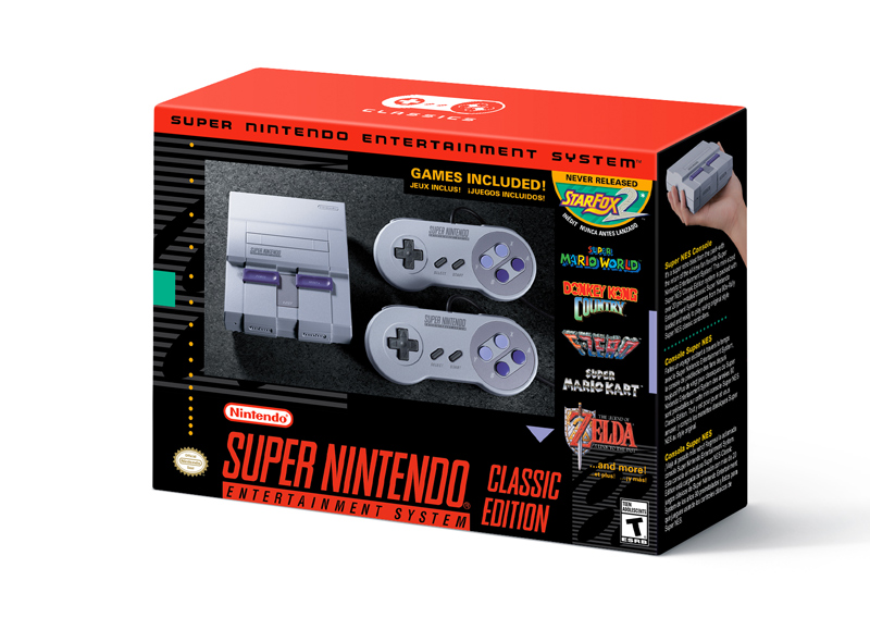 Super NES Classic Edition console box
