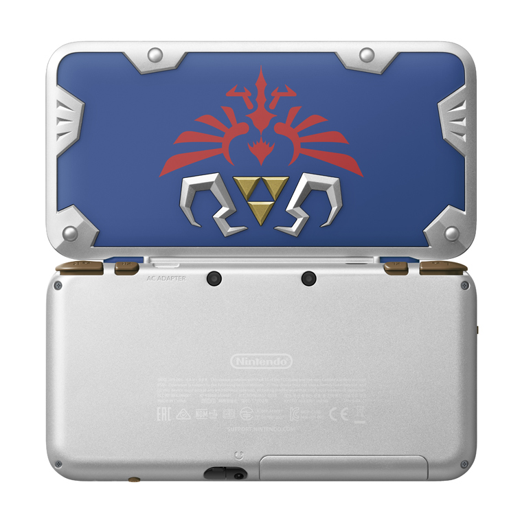 New Nintendo 2DS XL Hylian Shield Edition