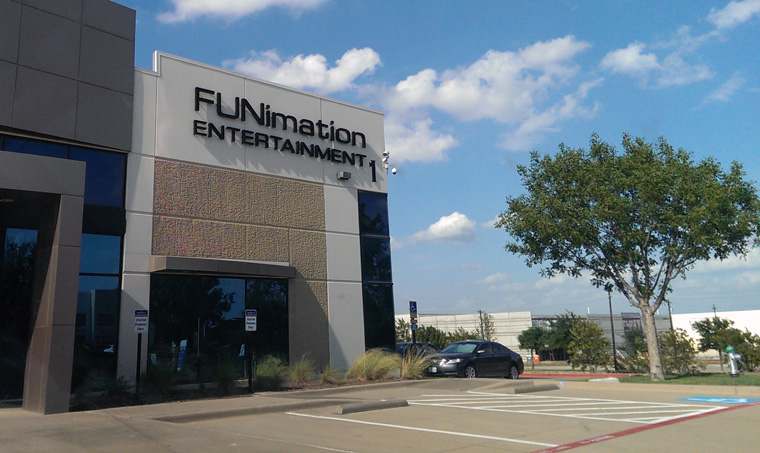FUNimation Entertainment's office in Flower Mound, Texas