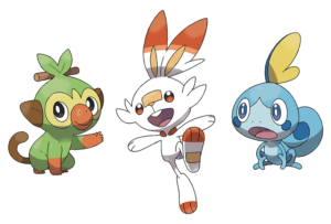 Pokémon Sword and Pokémon Shield starters