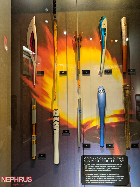 Olympic Torches - World of Coca-Cola