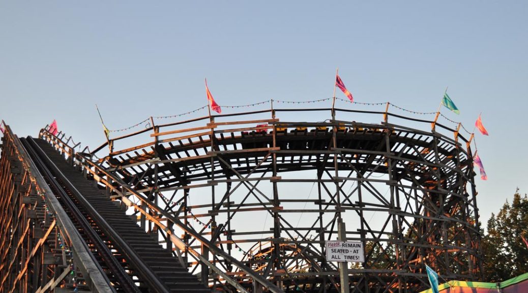 PNE Playland Wooden Roller Coaster