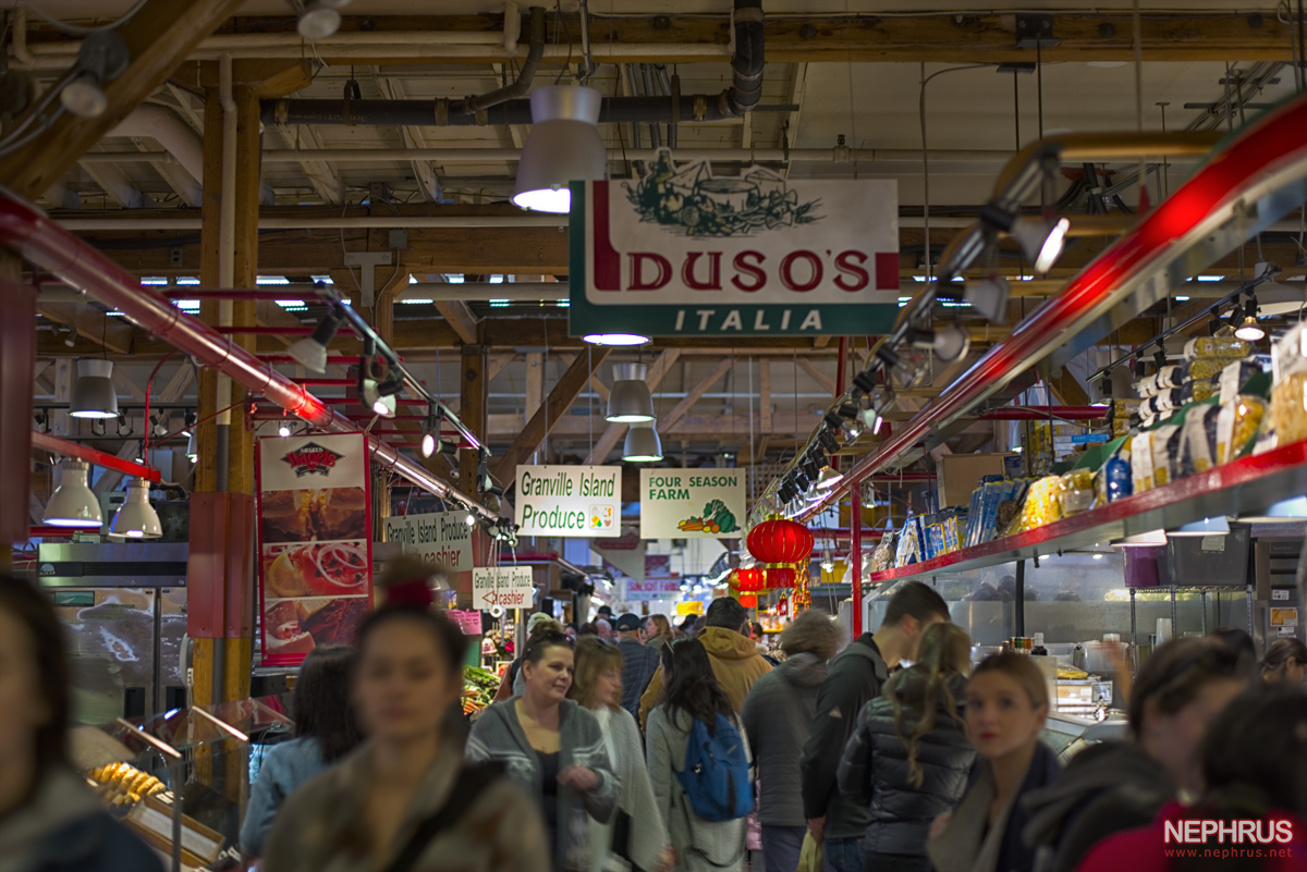 The popular Public Market with just a handful of the shops and services available.