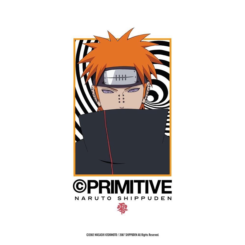 Primitive x Naruto Shippuden promotional art