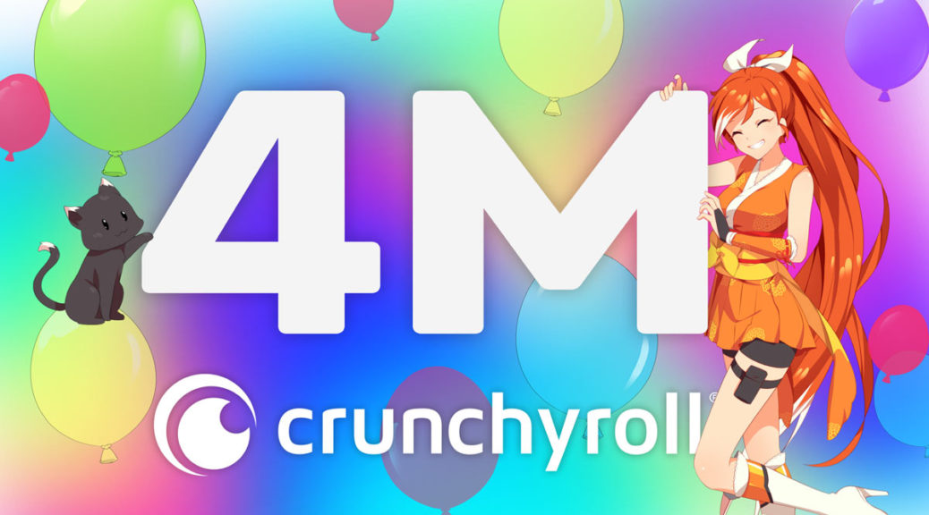 Crunchyroll 4 million subscribers