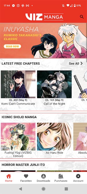 Viz Manga app