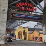 Granville Island entrance sign